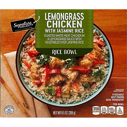 Signature Select Bowl Rice Lemongrass Chicken - 9.5 Oz - Image 2