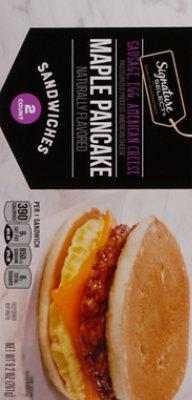 Signature Select Sandwich Maple Pancake Sausage Egg Cheese - 9.2 Oz - Image 6