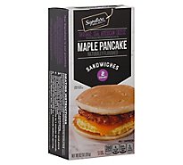 Signature Select Sandwich Maple Pancake Sausage Egg Cheese - 9.2 Oz
