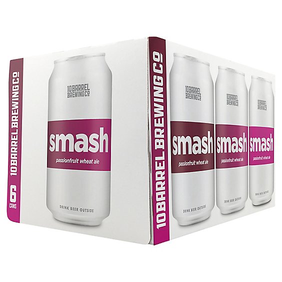 10 Barrel Brewing Co. Smash Passion Fruit Wheat In Cans - 6-12 Fl. Oz.