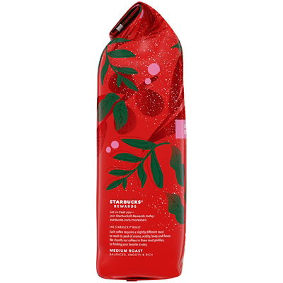 Starbucks Coffee Ground Medium Roast Holiday Blend Bag - 18 Oz - Image 2