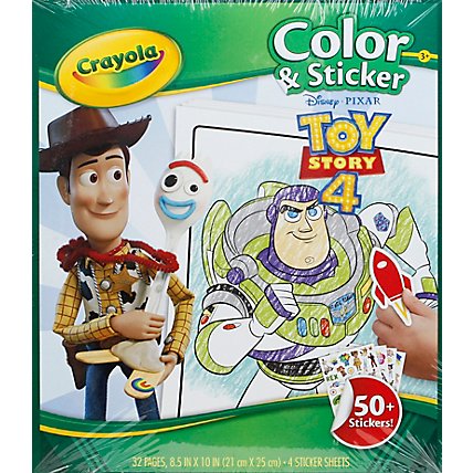 Crayola Toy Story 4 Sticker Book - Each - Image 2