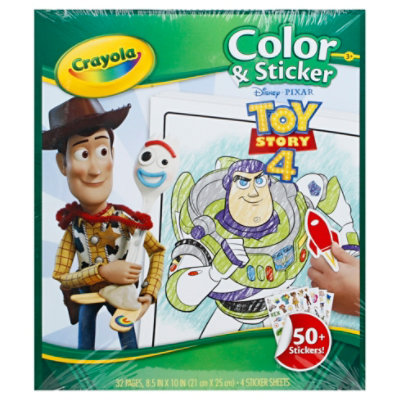 Crayola Toy Story 4 Sticker Book - Each