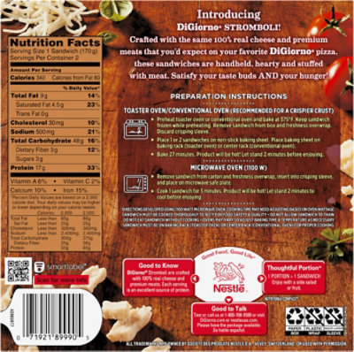 Digiorno Chicken Parmesan Stromboli - 12 Oz - Image 6