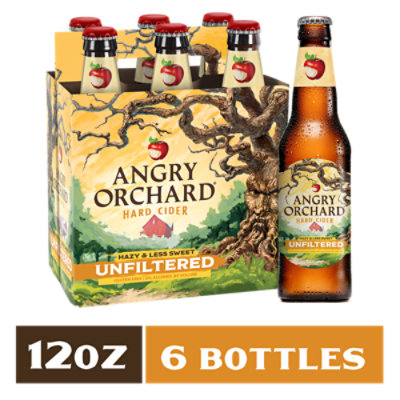 Angry Orchard Unfiltered Bottles - 6-12 Fl. Oz.