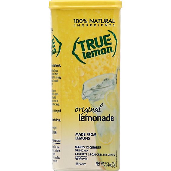 True Lemon Drink Mix Original Lemonade - 2.54 Oz