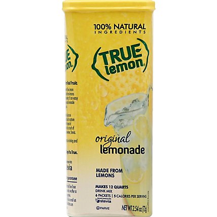 True Lemon Drink Mix Original Lemonade - 2.54 Oz - Image 1