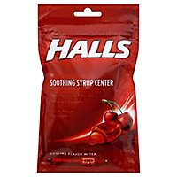 Halls Plus Cough Drops Cherry - 25 Count - Image 1