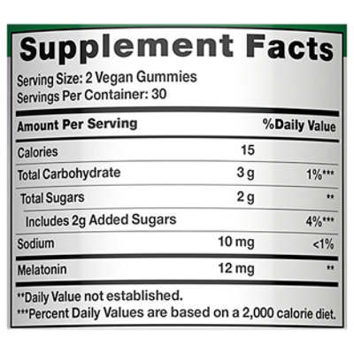 Nature's Truth Melatonin Gummies 12 MG - 60 Count - Image 4