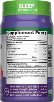 Nature's Truth Melatonin Gummies 12 MG - 60 Count - Image 3