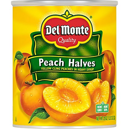 Del Monte Peach Halves In Heavy Syrup - 29 Oz - Image 2