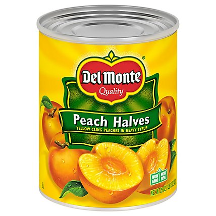 Del Monte Peach Halves In Heavy Syrup - 29 Oz - Image 1