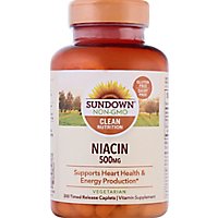 Sundown Niacin Time Release 500 Mg - 200 Count - Image 2