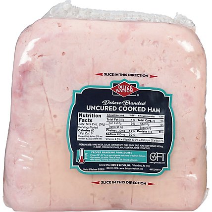 Dietz & Watson Imported Ham Cooked - 0.50 Lb - Image 6
