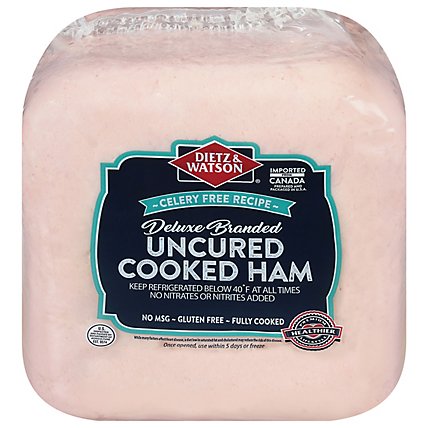 Dietz & Watson Imported Ham Cooked - 0.50 Lb - Image 1