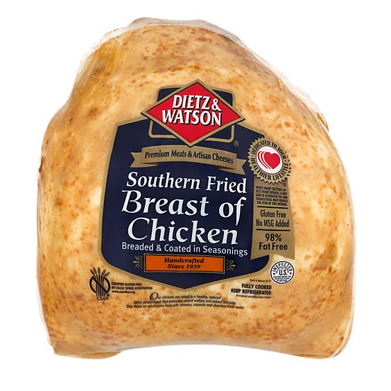 Dietz & Watson Southern Fried Chicken Breast - 0.50 Lb