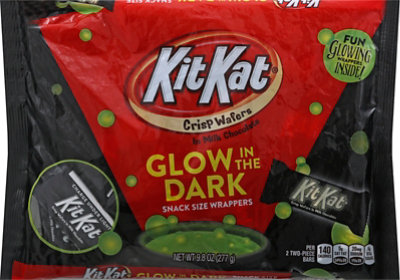 KIT KAT Crisp Wafers in Milk Chocolate Glow In The Dark Snack Size - 9.8 Oz - Image 1