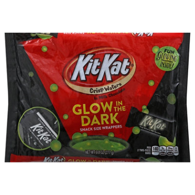 KIT KAT Crisp Wafers in Milk Chocolate Glow In The Dark Snack Size - 9.8 Oz - Image 1