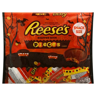 REESES Peanut Butter Cups Milk Chocolate Stuffed With Pieces - 9.6 Oz
