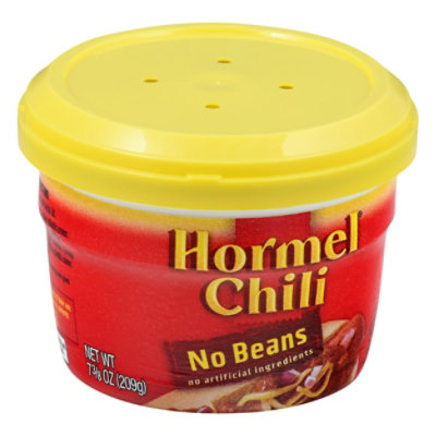 Hormel Chili No Beans Microwave - 7.4 Ozz
