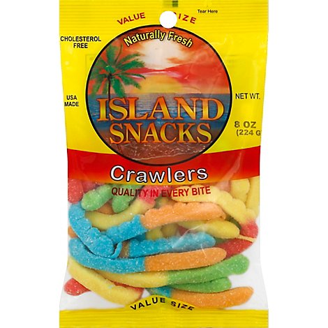 Island Snacks Candy Crawlers Value Size - 8 Oz