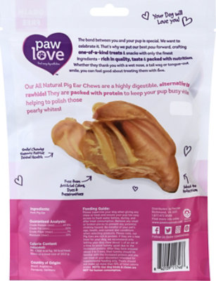 Paw Love Pig Ear - 2 Count - Image 5