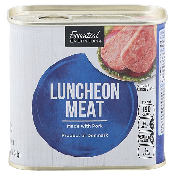 Essential Everyday Luncheon Meat - 12 Oz
