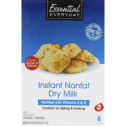 Essential Everyday Dry Milk Instant Nonfat With Vitamins A & D - 25.6 Oz - Image 2