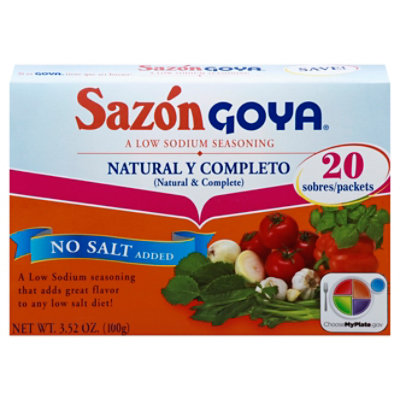 Goya Sazon Low Sodium Sweetener - 3.52 Oz - Image 3