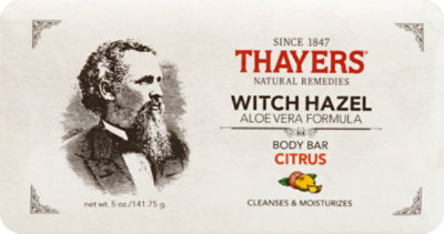 Thayers Witch Hazel Citrus Body Bar - 5 Oz - Image 2
