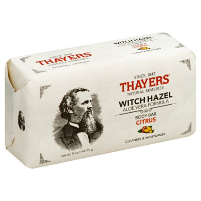 Thayers Witch Hazel Citrus Body Bar - 5 Oz - Image 1