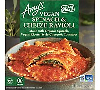 Amys Vegan Spinach Ravioli Bowl - 8.4 Oz