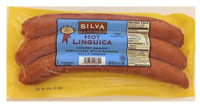 Silva Sausage Hot Linguica - 20 Oz