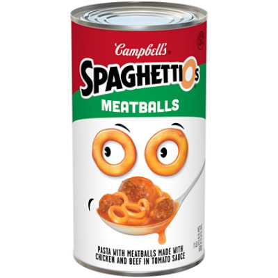 Campbells SpaghettiOs Pasta Meatballs - 22.2 Oz