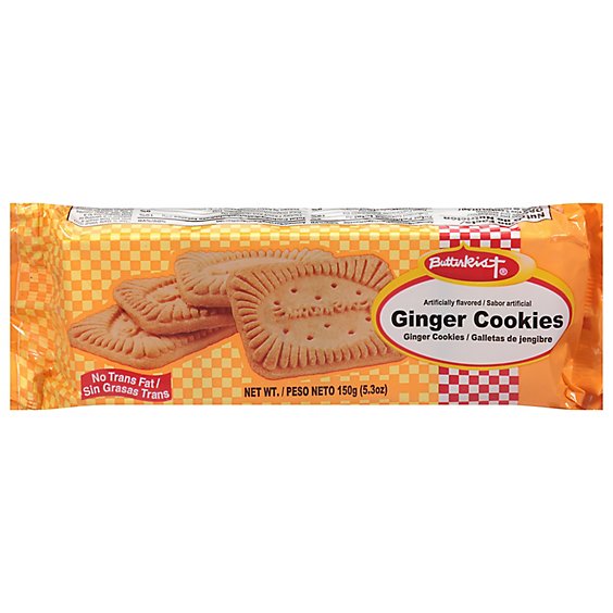 Butterkist Cookies Low Fat Ginger - 5.3 Oz