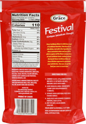 Grace Festival Dough Mix Unique Jamaican Just Add Water - 9.52 Oz - Image 3