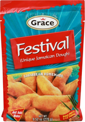 Grace Festival Dough Mix Unique Jamaican Just Add Water - 9.52 Oz - Image 2