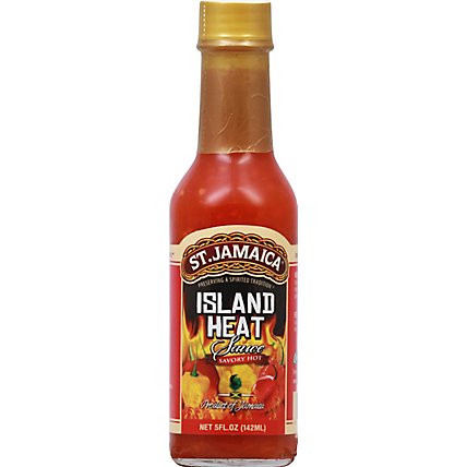 St. Jamaica Island Heat Sauce Savory Hot - 5 Fl. Oz. - Image 2