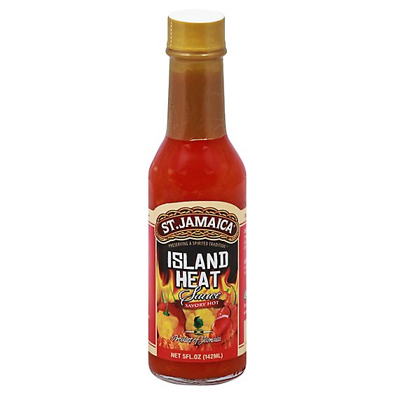 St. Jamaica Island Heat Sauce Savory Hot - 5 Fl. Oz.