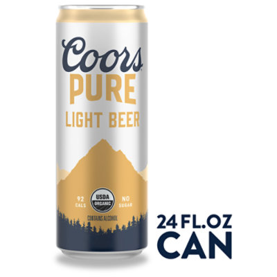 Coors Pure Beer 3.8% ABV Can - 24 Fl. Oz. - randalls
