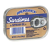Brunswick Sardines In Soybean Oil - 3.75 Oz