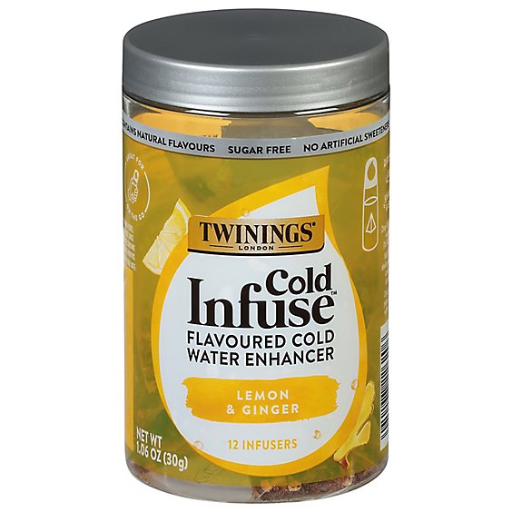 Twinings Cold Infuse Lemon Orange & Ginger - 12 Count