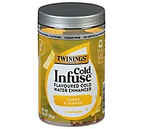 Twinings Cold Infuse Lemon Orange & Ginger - 12 Count