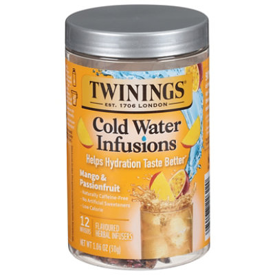 Twinings Cold Infuse Passionfruit Mango & Blood Orange - 12 Count - Image 1