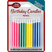 Betty Crocker Candles Birthday Pencil 2.5 Inch - 24 Count - Image 2