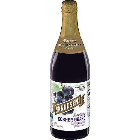 R.W. Knudsen Grape Juice Sparkling Kosher - 25.4 Fl. Oz.