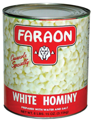 Faraon Hominy White - 105 Oz