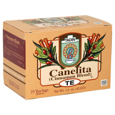 Tadin Canelita Herbal Tea Cinnamon Tea Blend 24 Count - 1.69 Oz - Image 1