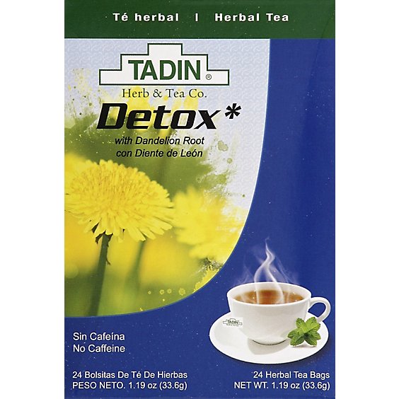 Tadin Detox With Dandelion Rt - 24 Count