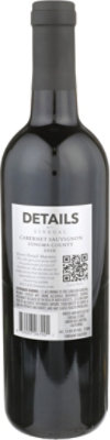 Details Cabernet Sauvignon California Red Wine - 750 Ml - Image 3